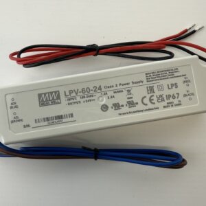 Virtalähde (muuntaja) 24V 60W ulkokäyttöön