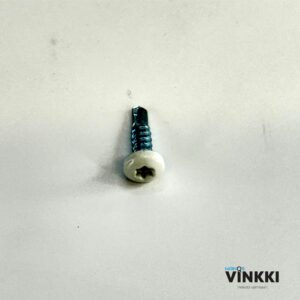 Profiiliruuvi valkoinen 10 kpl